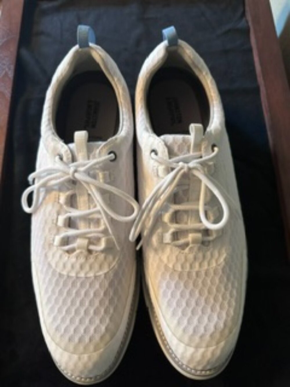 NEW J&M Bower Venetian Casual Laceups. 10.5M in White